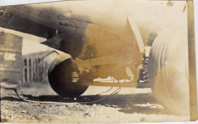 View under the Electric car